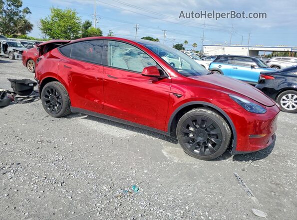 7SAYGDEE6SA352627 2025 TESLA MODEL Red Front right