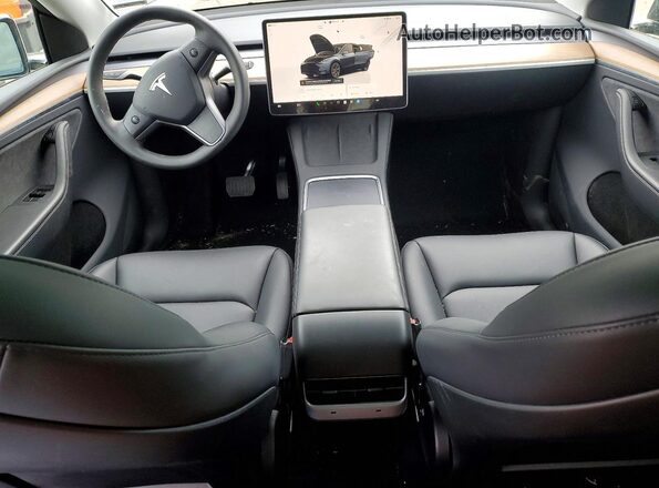 7SAYGDEE6SA361344 2025 TESLA MODEL Gray Вид панелі приладів