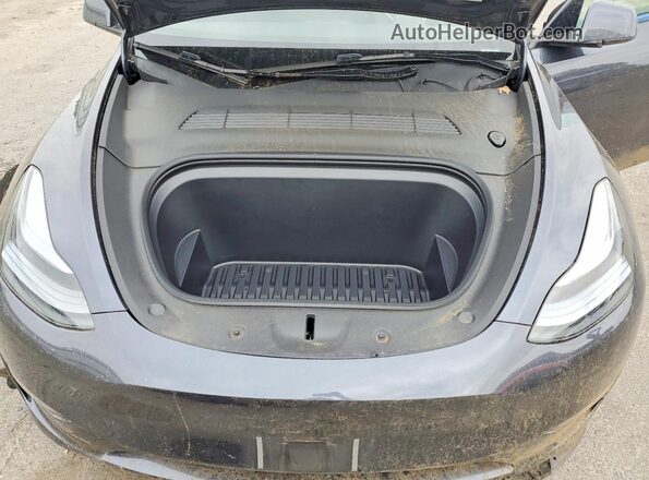 7SAYGDEE6SA361344 2025 TESLA MODEL Gray Вид задньої частини салону