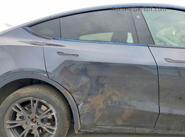 7SAYGDEE6SA361344 2025 TESLA MODEL Gray Вид задніх сидінь