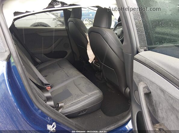 7SAYGDEE6TA633974 2026 TESLA MODEL Y Dark Blue Вид наклейки з VIN-кодом