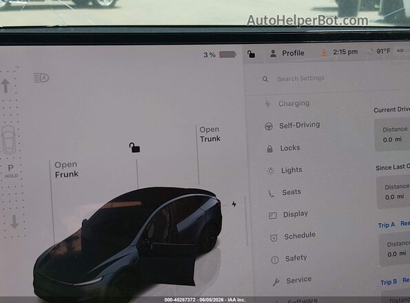 7SAYGDEE6TF588098 2026 TESLA MODEL Y Black 