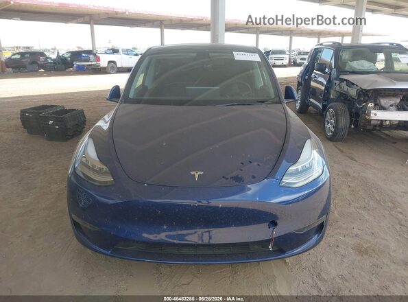 7SAYGDEE7NF369556 2022 TESLA MODEL Y Blue წინა ხედი