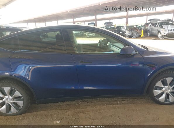 7SAYGDEE7NF369556 2022 TESLA MODEL Y Blue უკანა სალონის ხედი