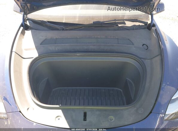 7SAYGDEE7NF369556 2022 TESLA MODEL Y Blue უკანა ხედი