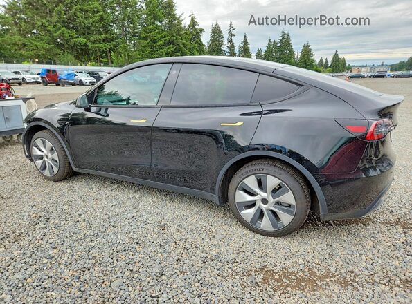 7SAYGDEE7NF393839 2022 TESLA MODEL Black Rear left