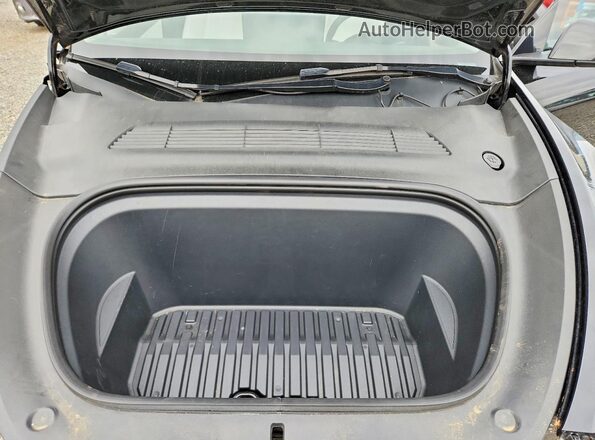 7SAYGDEE7NF393839 2022 TESLA MODEL Black Engine compartment view
