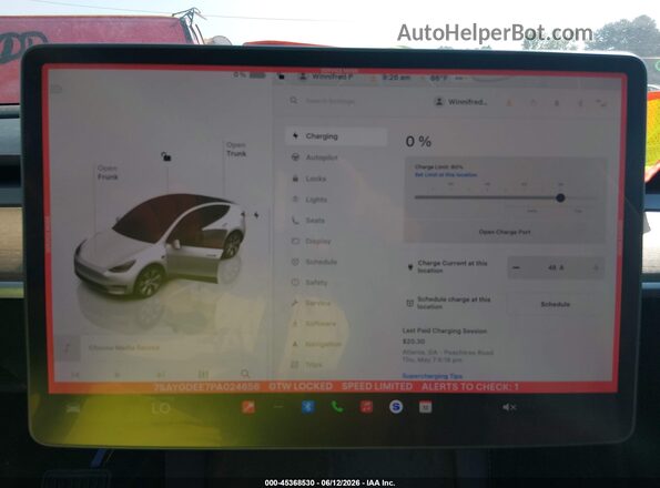7SAYGDEE7PA024656 2023 TESLA MODEL Y White 