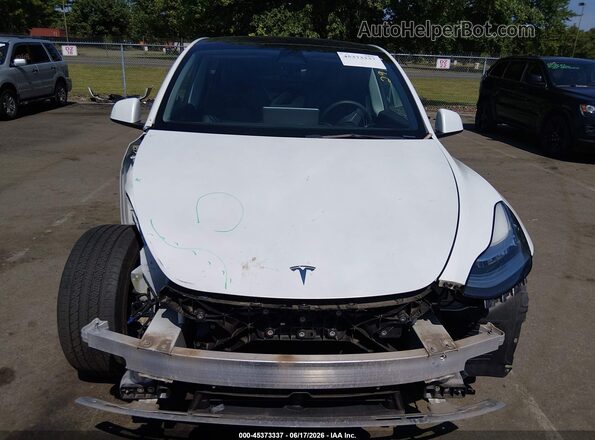 7SAYGDEE7PA092911 2023 TESLA MODEL Y White Առջևի վահանակի տեսք