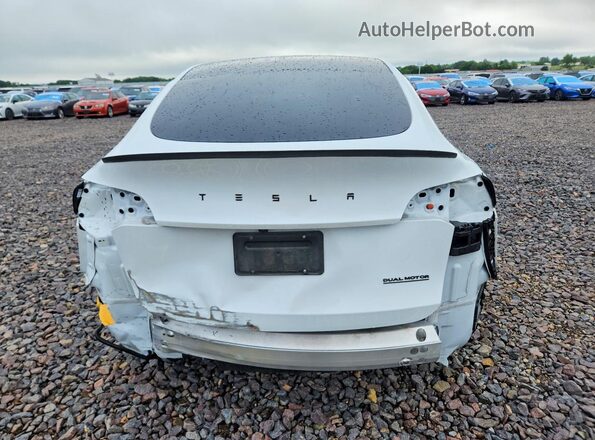 7SAYGDEE7PA141234 2023 TESLA MODEL White უკანა ხედი