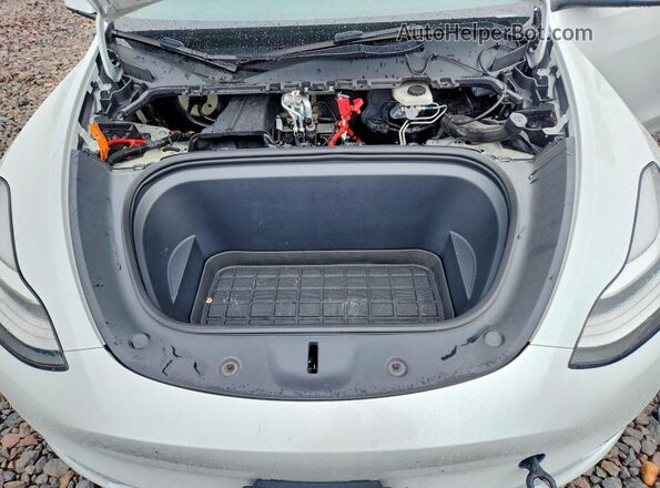 7SAYGDEE7PA141234 2023 TESLA MODEL White უკანა სალონის ხედი