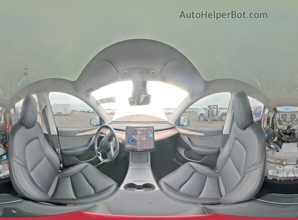 7SAYGDEE7PA141234 2023 TESLA MODEL White VIN კოდის სტიკერის ხედი