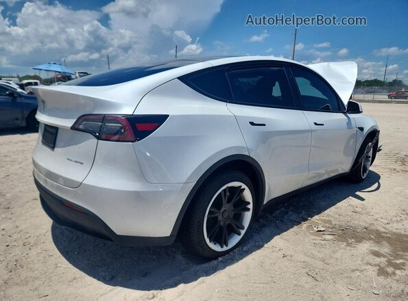 7SAYGDEE7PA147079 2023 TESLA MODEL Белый Задняя правая четверть