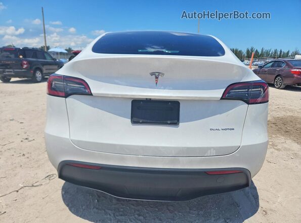 7SAYGDEE7PA147079 2023 TESLA MODEL Белый Вид сзади