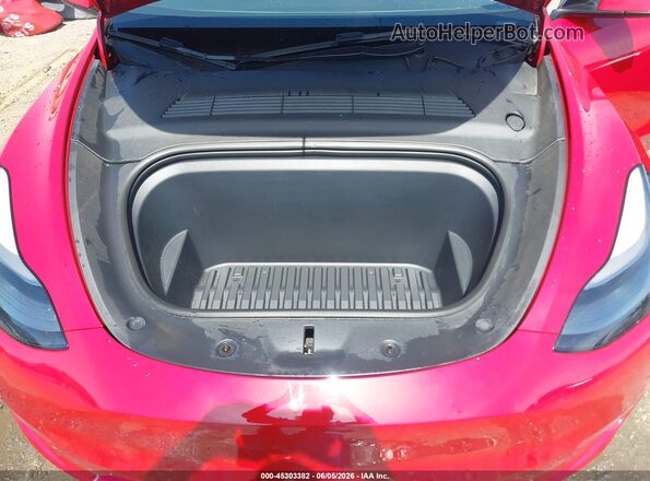 7SAYGDEE7PF667849 2023 TESLA MODEL Y Red Հետևի տեսք