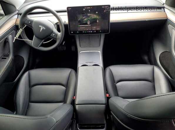 7SAYGDEE7PF685638 2023 TESLA MODEL White წინა პანელის ხედი