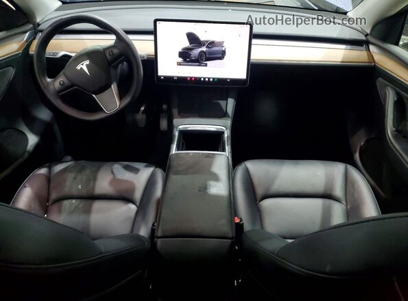 7SAYGDEE7PF689690 2023 TESLA MODEL Charcoal Widok deski rozdzielczej