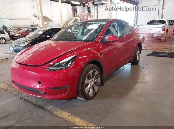 7SAYGDEE7PF798294 2023 TESLA MODEL Y Red Przód lewy