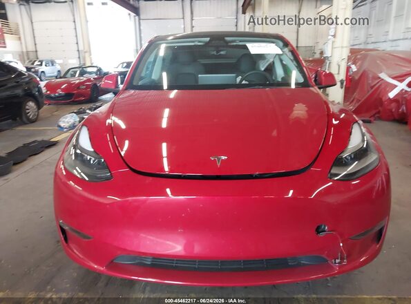 7SAYGDEE7PF798294 2023 TESLA MODEL Y Red Widok zestawu wskaźników