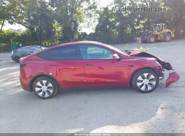 7SAYGDEE7RF047067 2024 TESLA MODEL Y Red Սարքավորումների վահանակի տեսք