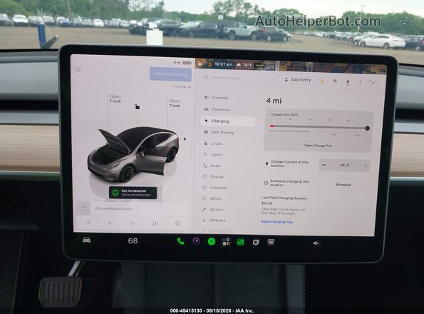 7SAYGDEE7SF220138 2025 TESLA MODEL Y Белый 