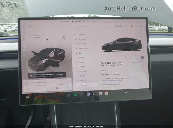 7SAYGDEE7TA635085 2026 TESLA MODEL Y Gray 