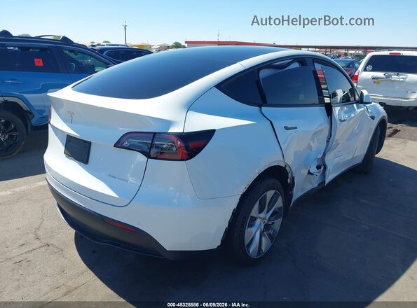 7SAYGDEE8NF449299 2022 TESLA MODEL Y Белый Задняя правая четверть