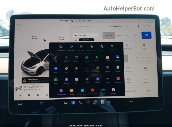 7SAYGDEE8PA025301 2023 TESLA MODEL Y White 