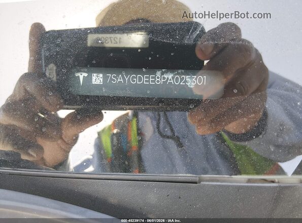 7SAYGDEE8PA025301 2023 TESLA MODEL Y White Widok komory silnika