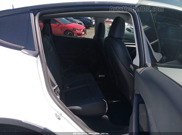 7SAYGDEE8PA025301 2023 TESLA MODEL Y White Widok naklejki z numerem VIN