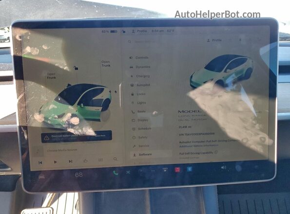 7SAYGDEE8PA050599 2023 TESLA MODEL Gray 