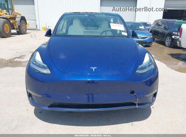 7SAYGDEE8PA077463 2023 TESLA MODEL Y Blue Widok z przodu