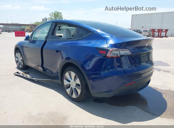 7SAYGDEE8PA077463 2023 TESLA MODEL Y Blue Tył lewy
