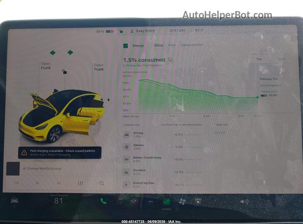 7SAYGDEE8PA120053 2023 TESLA MODEL Y White 
