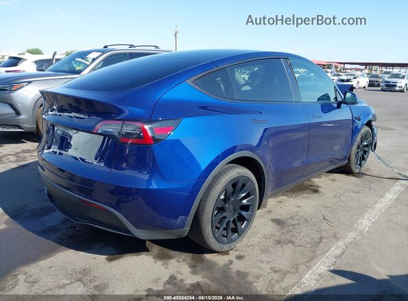 7SAYGDEE8PA185176 2023 TESLA MODEL Y Синий Задняя правая четверть