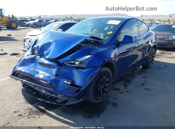 7SAYGDEE8PA185176 2023 TESLA MODEL Y Синий Передняя левая четверть