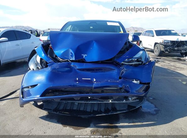 7SAYGDEE8PA185176 2023 TESLA MODEL Y Синий Вид панели приборов