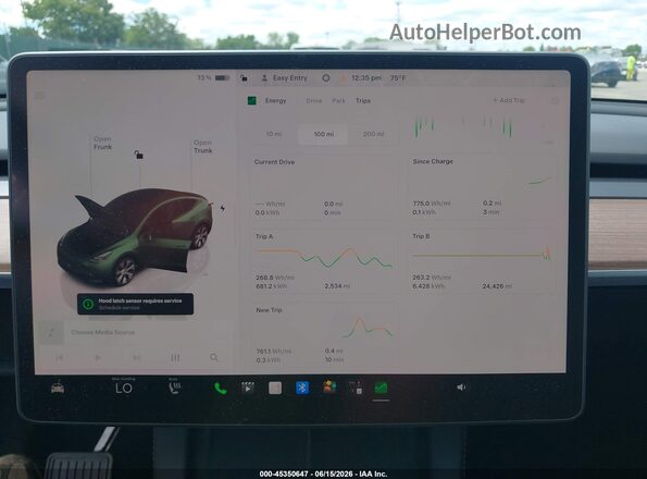 7SAYGDEE8PF699340 2023 TESLA MODEL Y Серый 