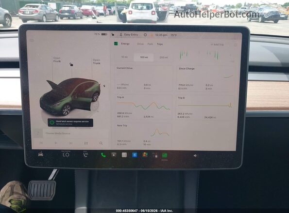 7SAYGDEE8PF699340 2023 TESLA MODEL Y Серый 