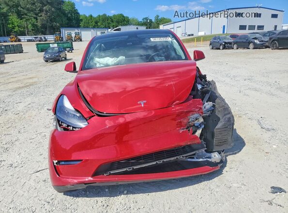 7SAYGDEE8PF708053 2023 TESLA MODEL Red Вид спереду