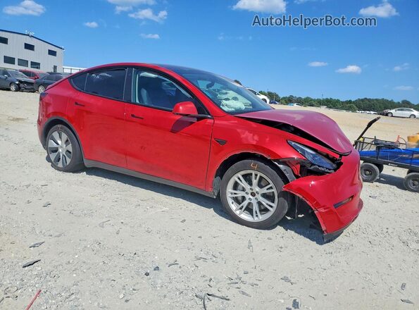 7SAYGDEE8PF708053 2023 TESLA MODEL Red Передня права чверть