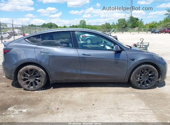 7SAYGDEE8PF807391 2023 TESLA MODEL Y Gray Widok zestawu wskaźników