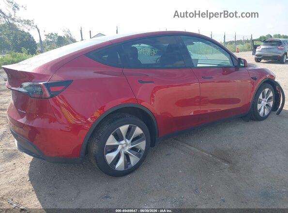 7SAYGDEE8RA275057 2024 TESLA MODEL Y Red Հետևի աջ
