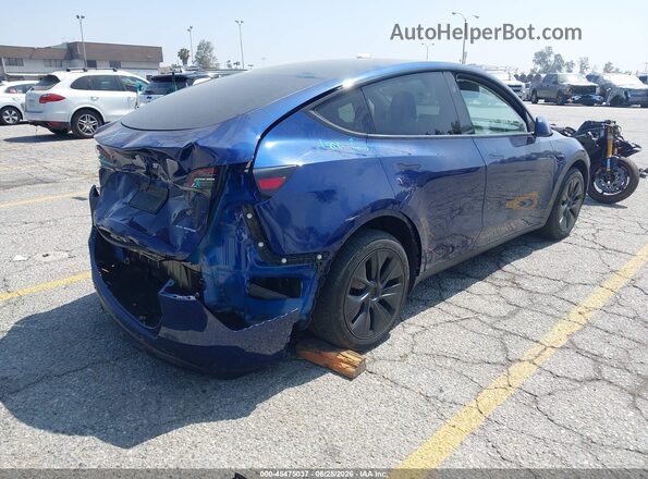 7SAYGDEE8RF152989 2024 TESLA MODEL Y Синий Задняя правая четверть