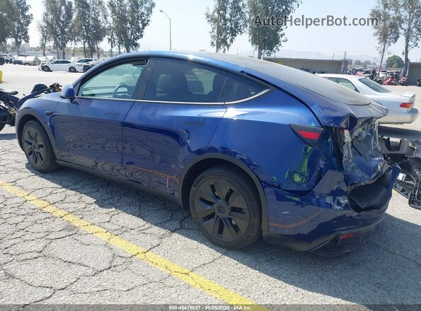 7SAYGDEE8RF152989 2024 TESLA MODEL Y Синий Задняя левая четверть