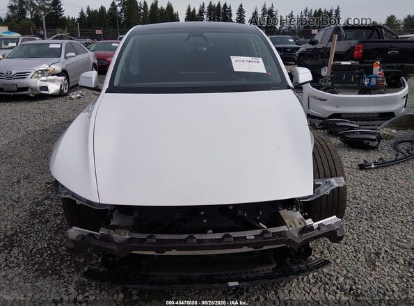 7SAYGDEE8TF426294 2026 TESLA MODEL Y White Սալոնի հետևի տեսք