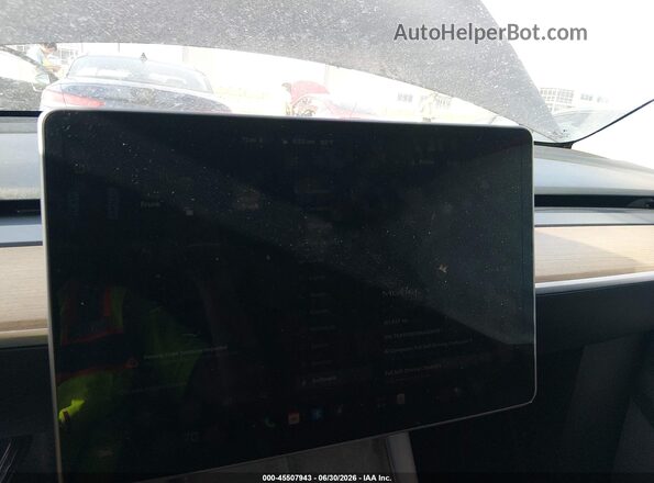 7SAYGDEE9NA006057 2022 TESLA MODEL Y Gray Widok tylnych siedzeń
