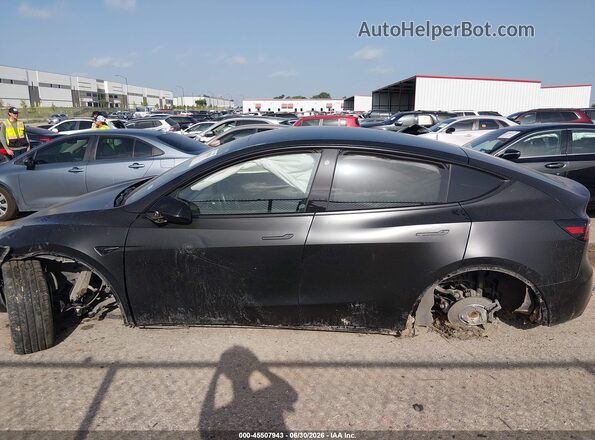 7SAYGDEE9NA006057 2022 TESLA MODEL Y Gray Widok zestawu wskaźników