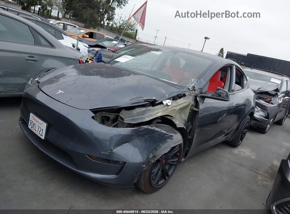 7SAYGDEE9NA020010 2022 TESLA MODEL Y Серый Передняя левая четверть