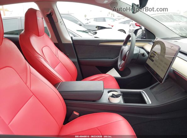 7SAYGDEE9NA020010 2022 TESLA MODEL Y Серый Вид салона спереди